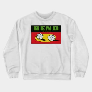 RENO NEVADA DICE Crewneck Sweatshirt